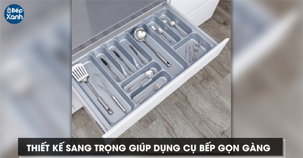 thiết kế khay chia muỗng nĩa Ecalite